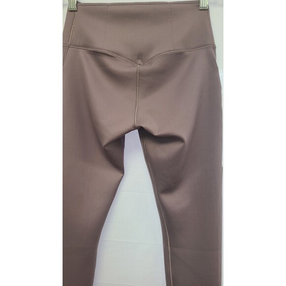 Nike Dri Fit GO Womens Small High Waist Biker Running Yoga Shorts Purple Pants - Picture 5 of 5